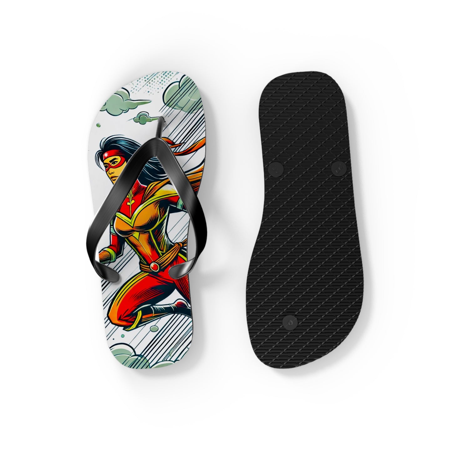 Crimson Swift Picnic Flip Flops