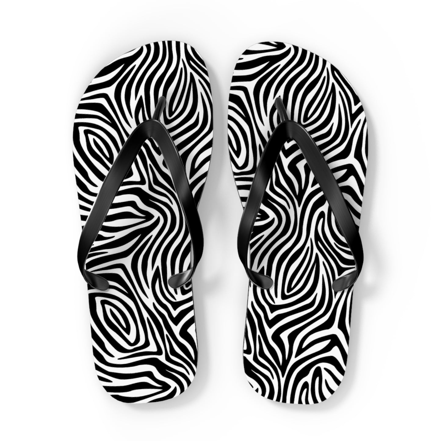 Zephyr Zebra Flip Flops