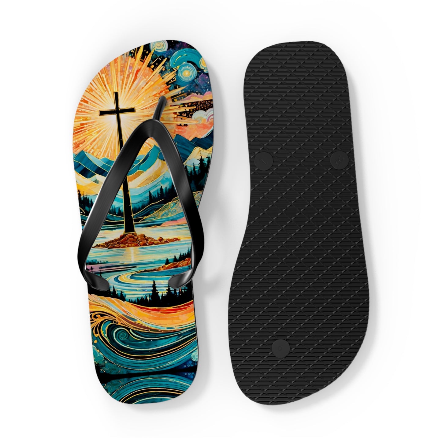 Healing Waters Flip Flops