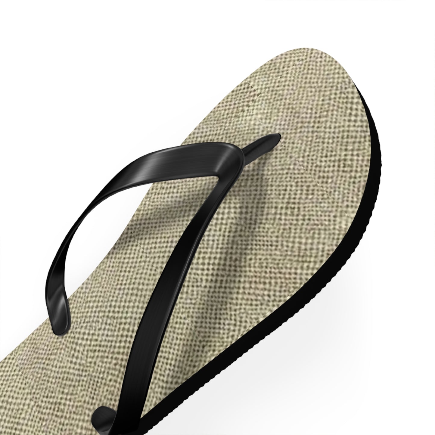 Samone Burlap Flip Flops