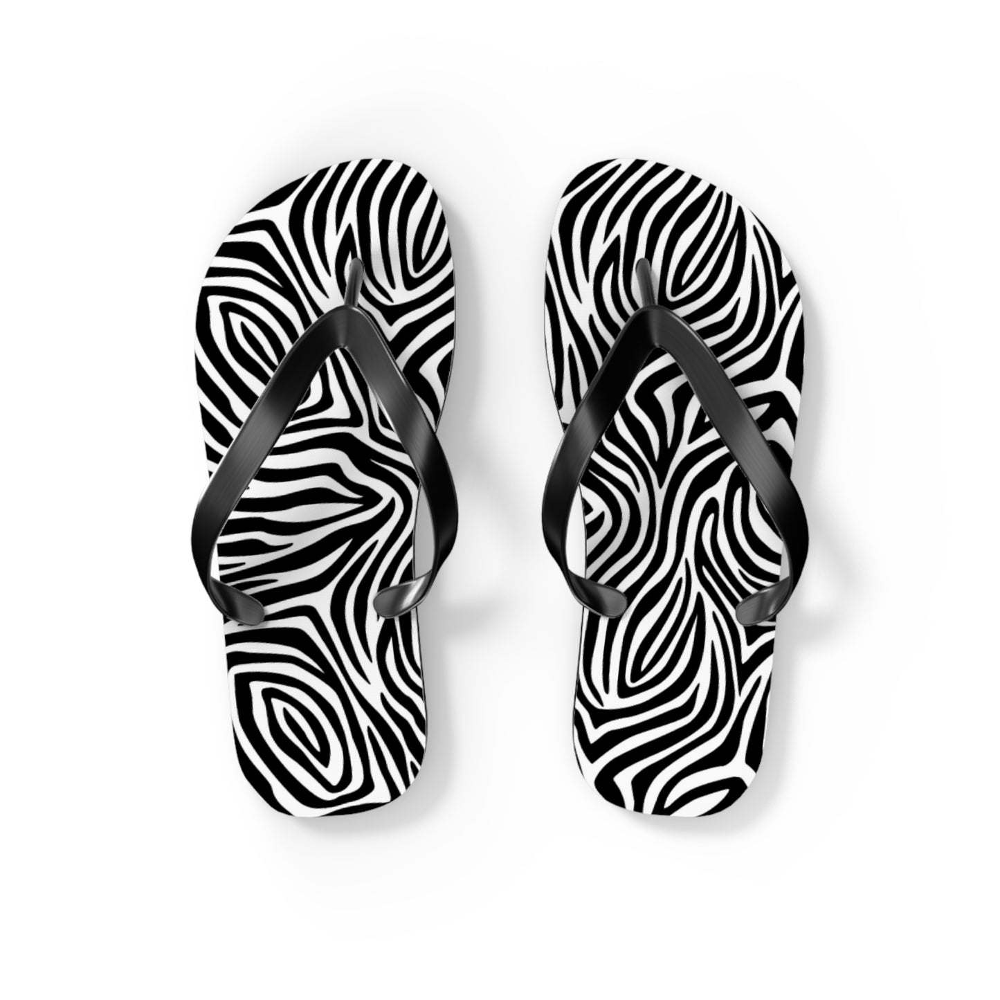 Zephyr Zebra Flip Flops
