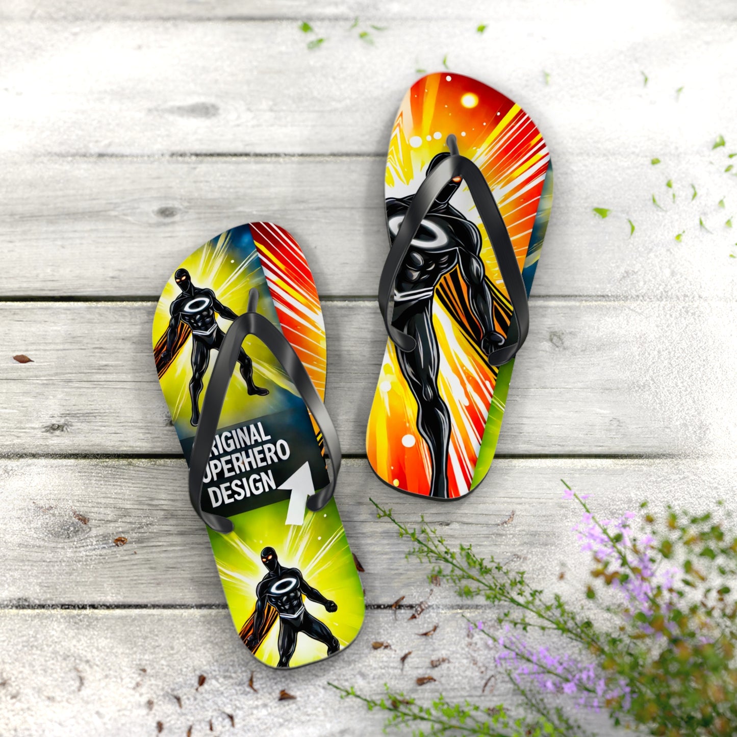 Eclipse Knight Flip Flops