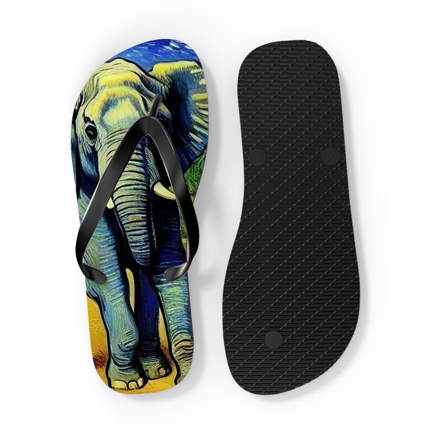 Mighty Elephant Flip Flops