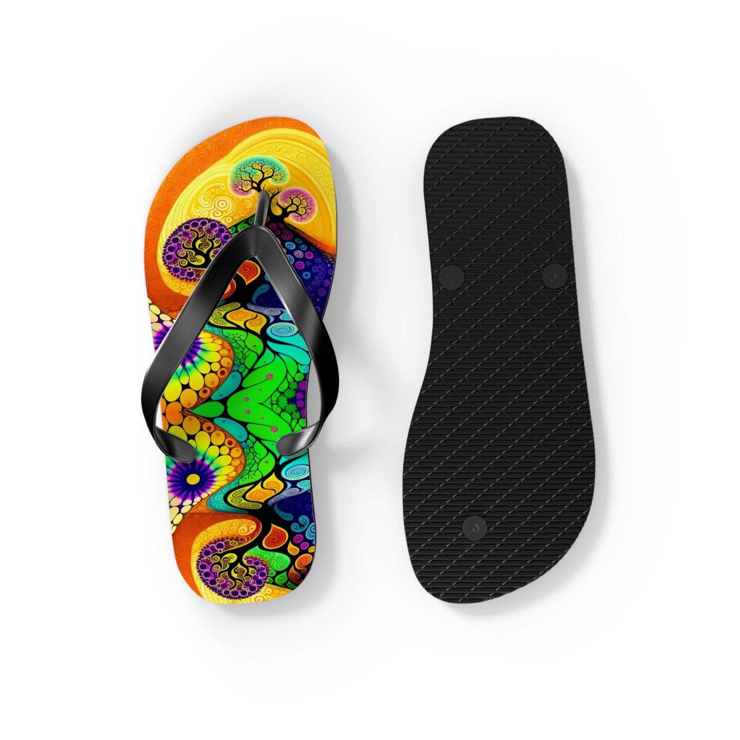 Tree Landscape Flip Flops