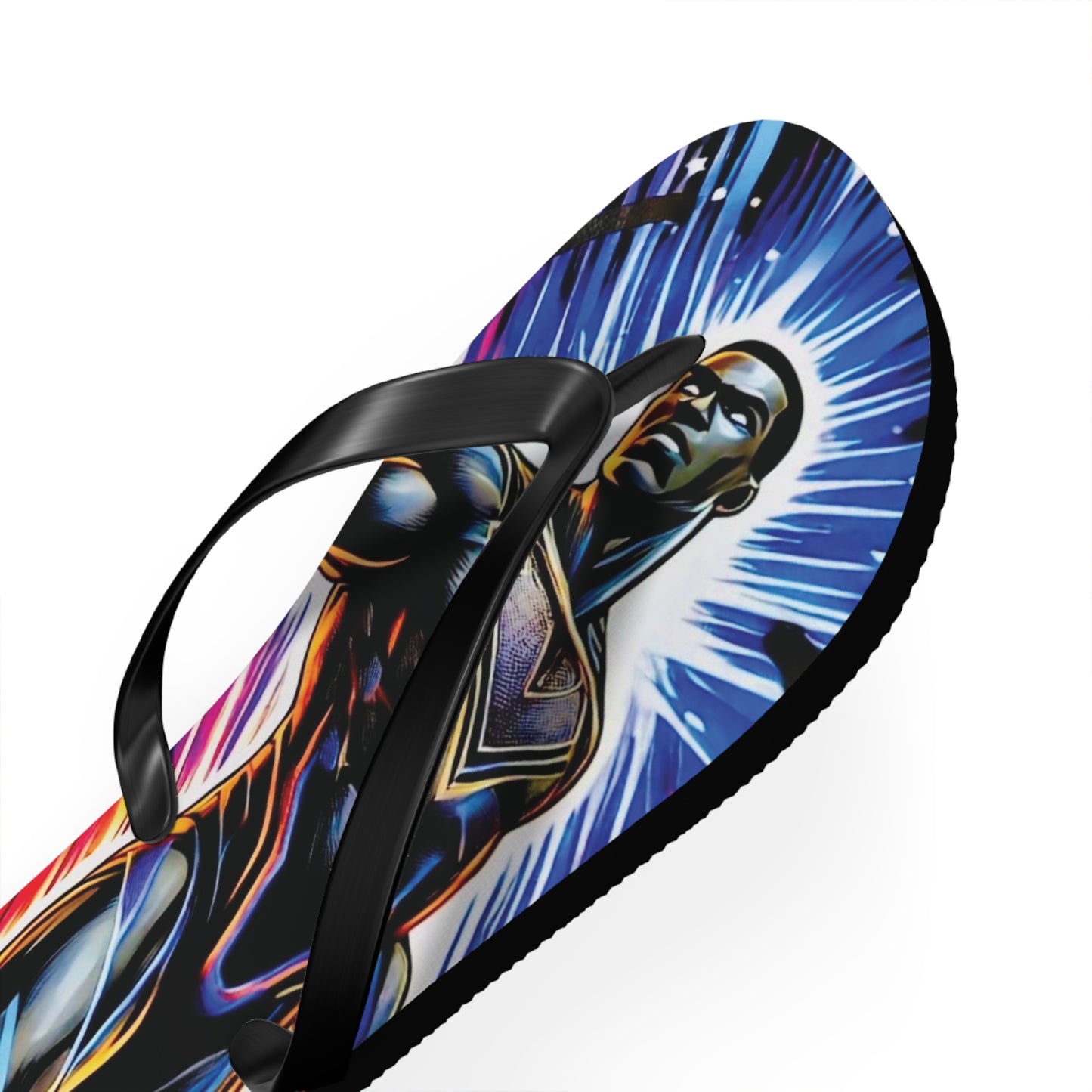 Cosmic Sentinel Flip Flops