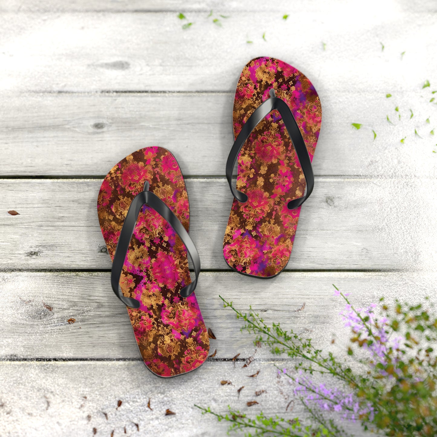 Posh Chandelier Flip Flops