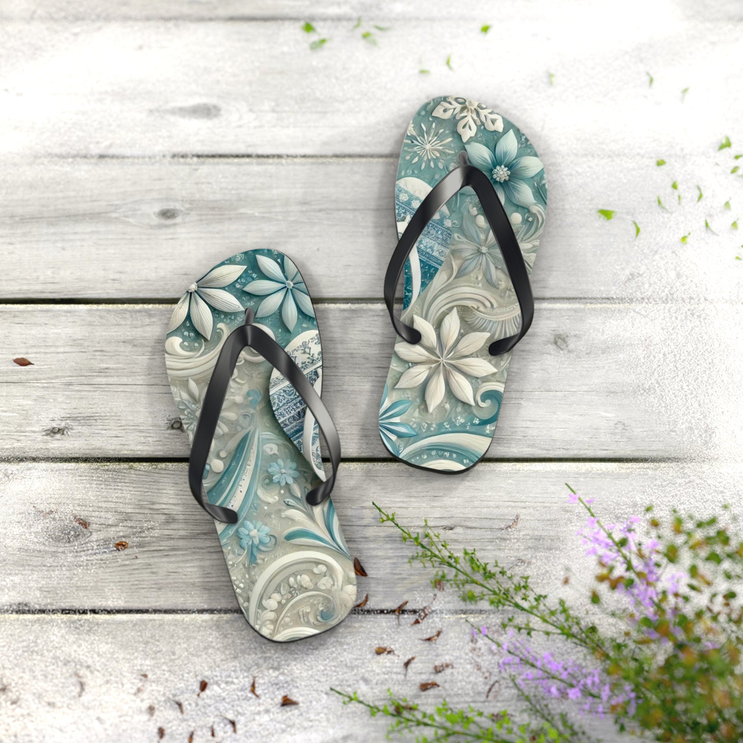Winter Slides Flip Flops