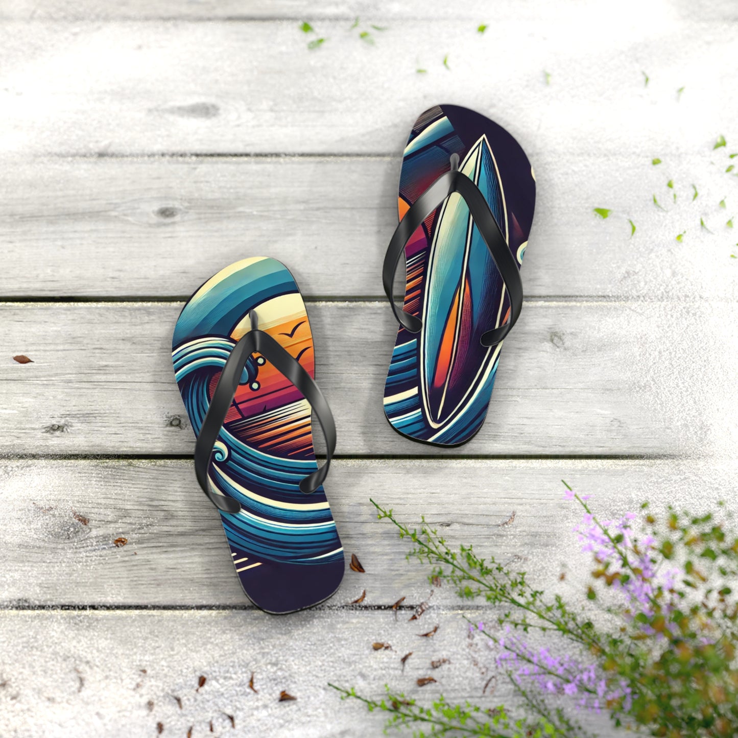 Surf Up Flip Flops