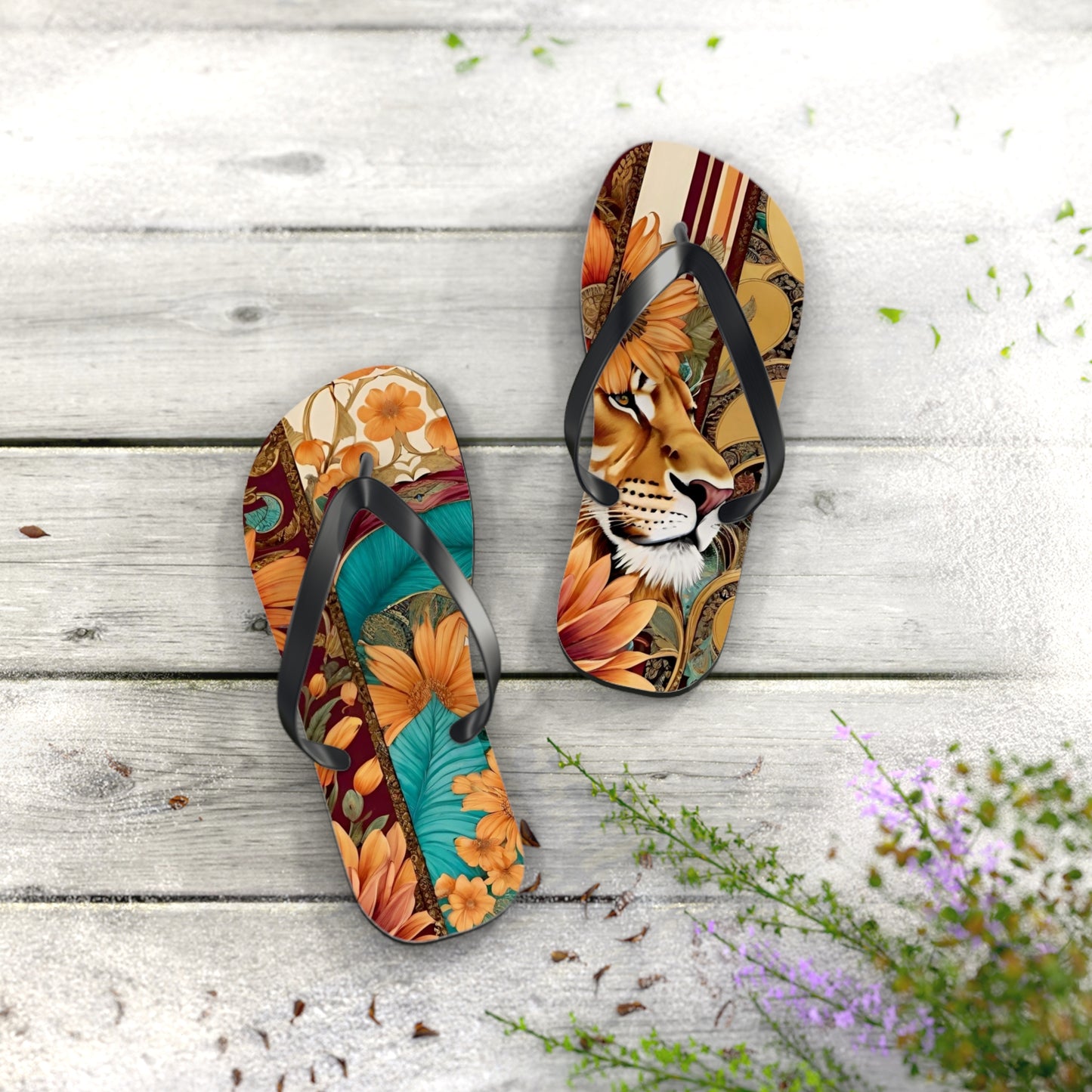 Meadow Majesty Flip Flops