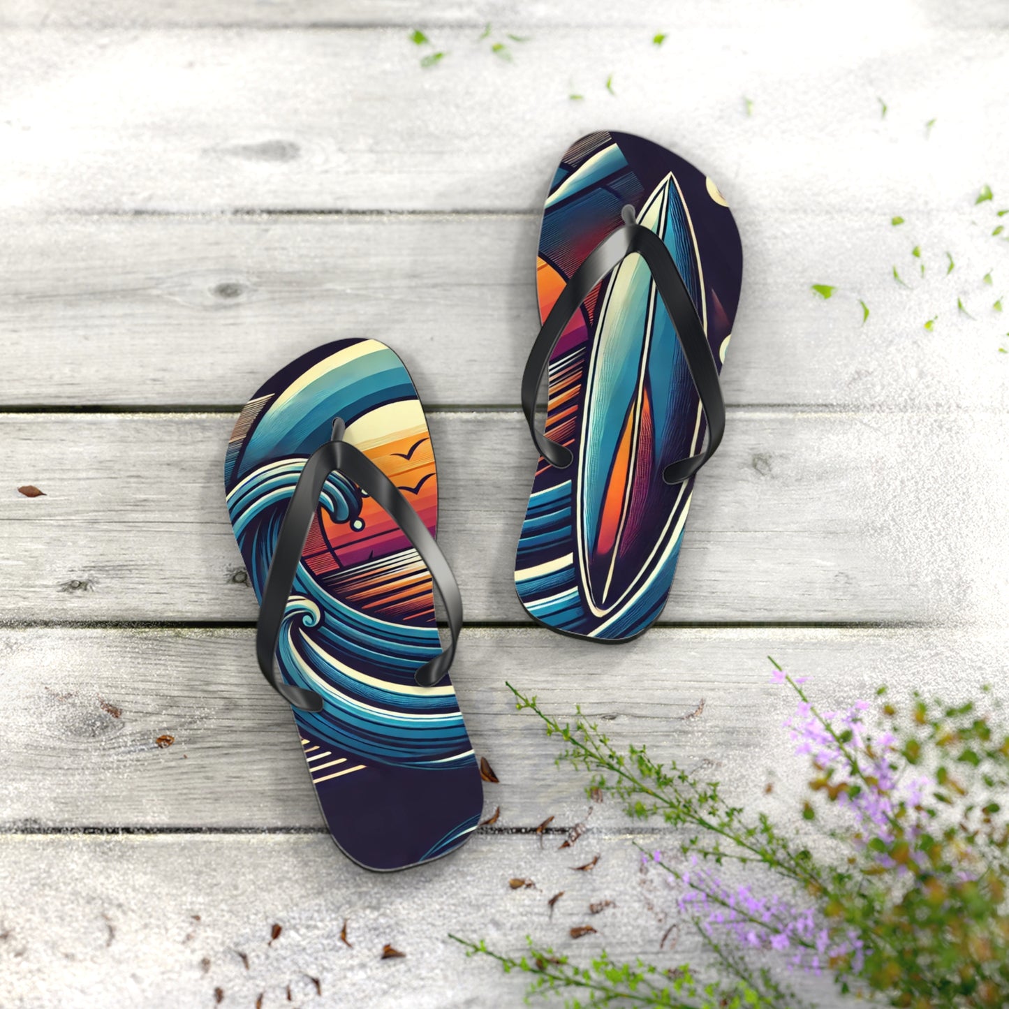 Surf Up Flip Flops