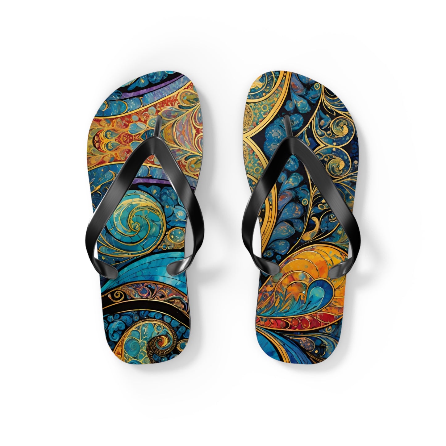 Galaxy Explorer Flip Flops