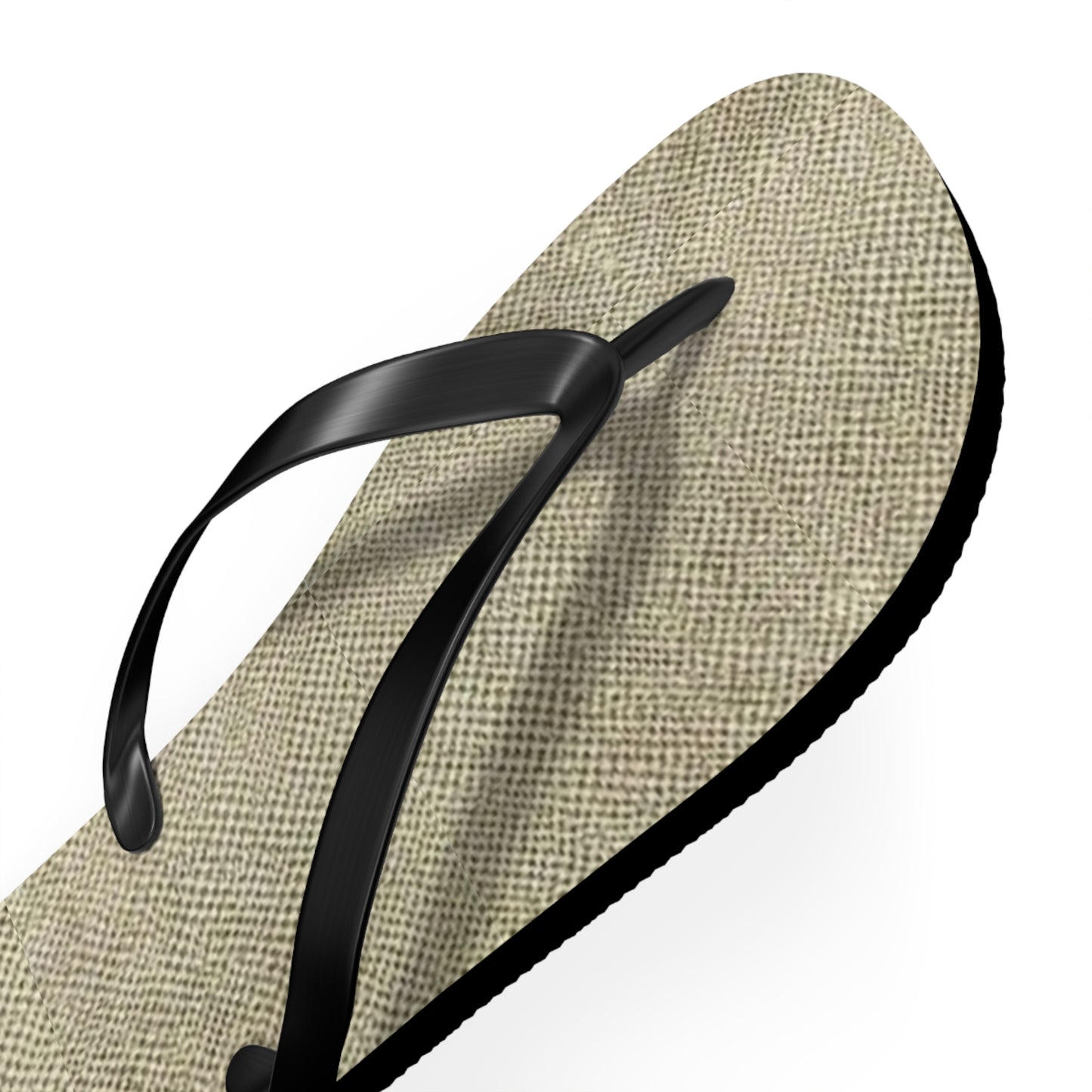 Samone Burlap Flip Flops