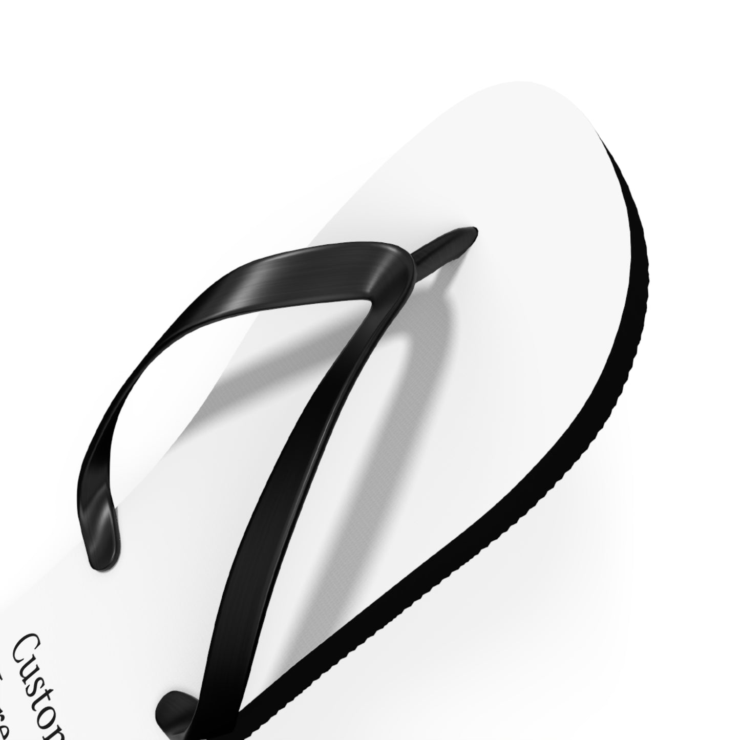 Customize Here Flip Flops