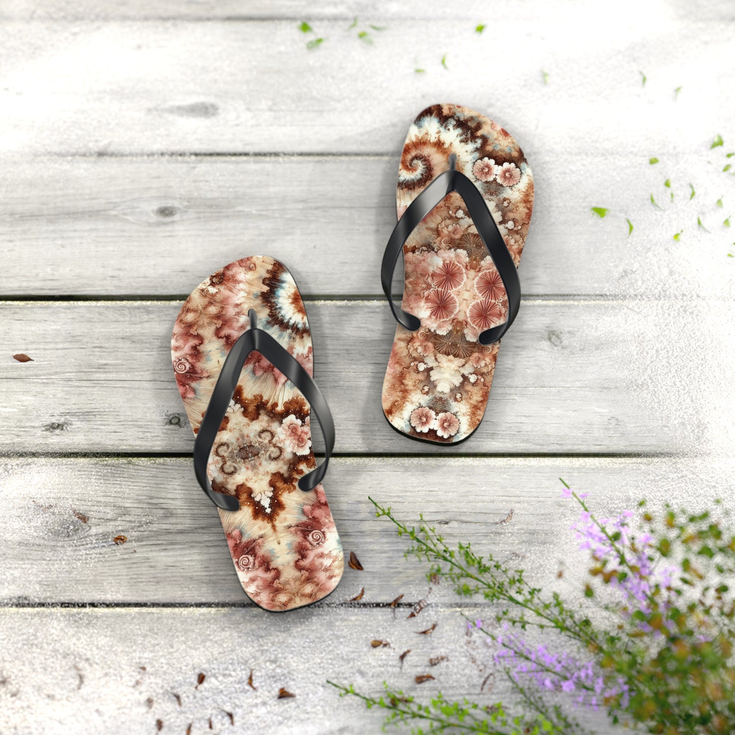 Beach Vacation Flip Flops