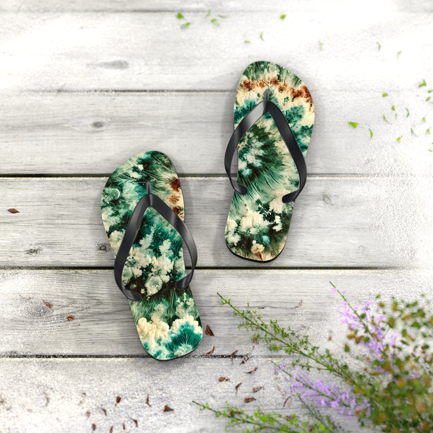 Forrest Gleam Flip Flops