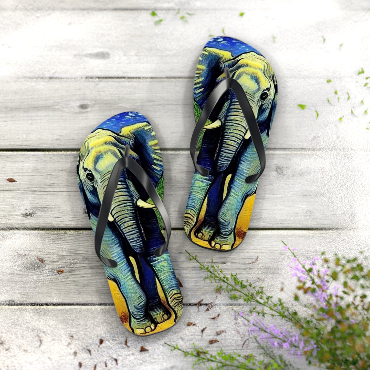 Mighty Elephant Flip Flops
