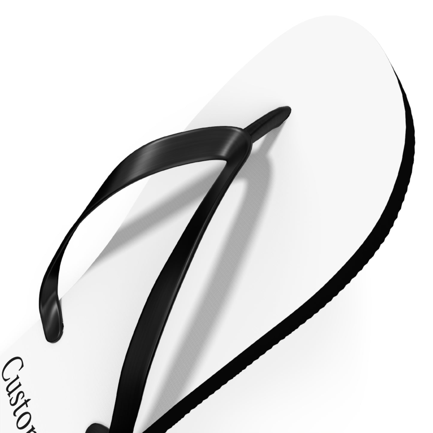 Customize Here Flip Flops