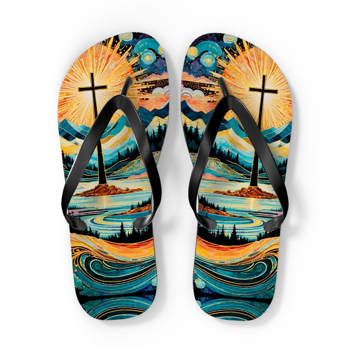 Healing Waters Flip Flops