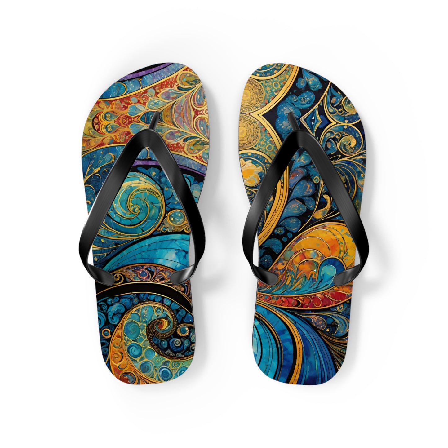 Galaxy Explorer Flip Flops