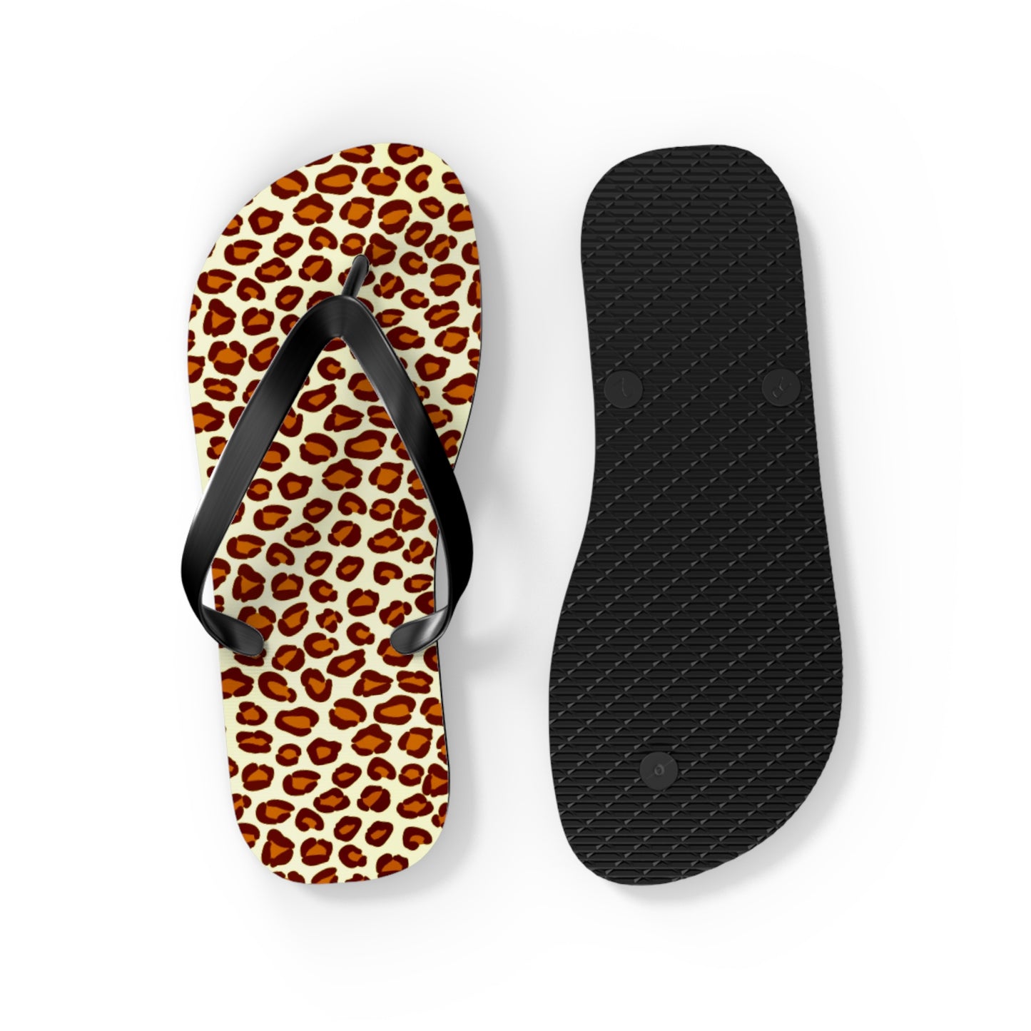 Hot Cheetah Flip Flops