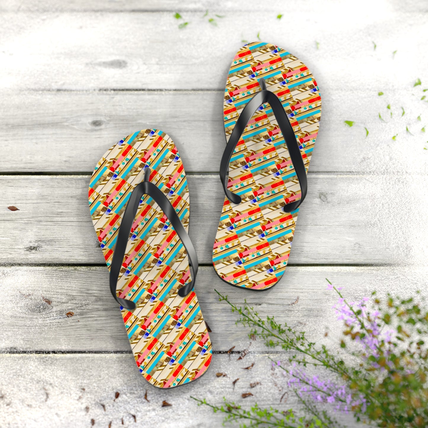 Passport Flip Flops