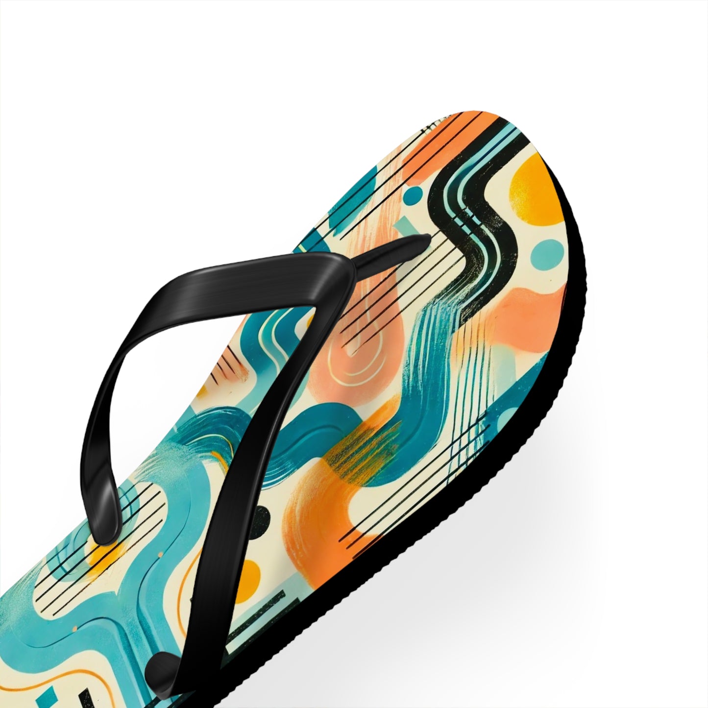 Artistic Collaboration Flip Flops