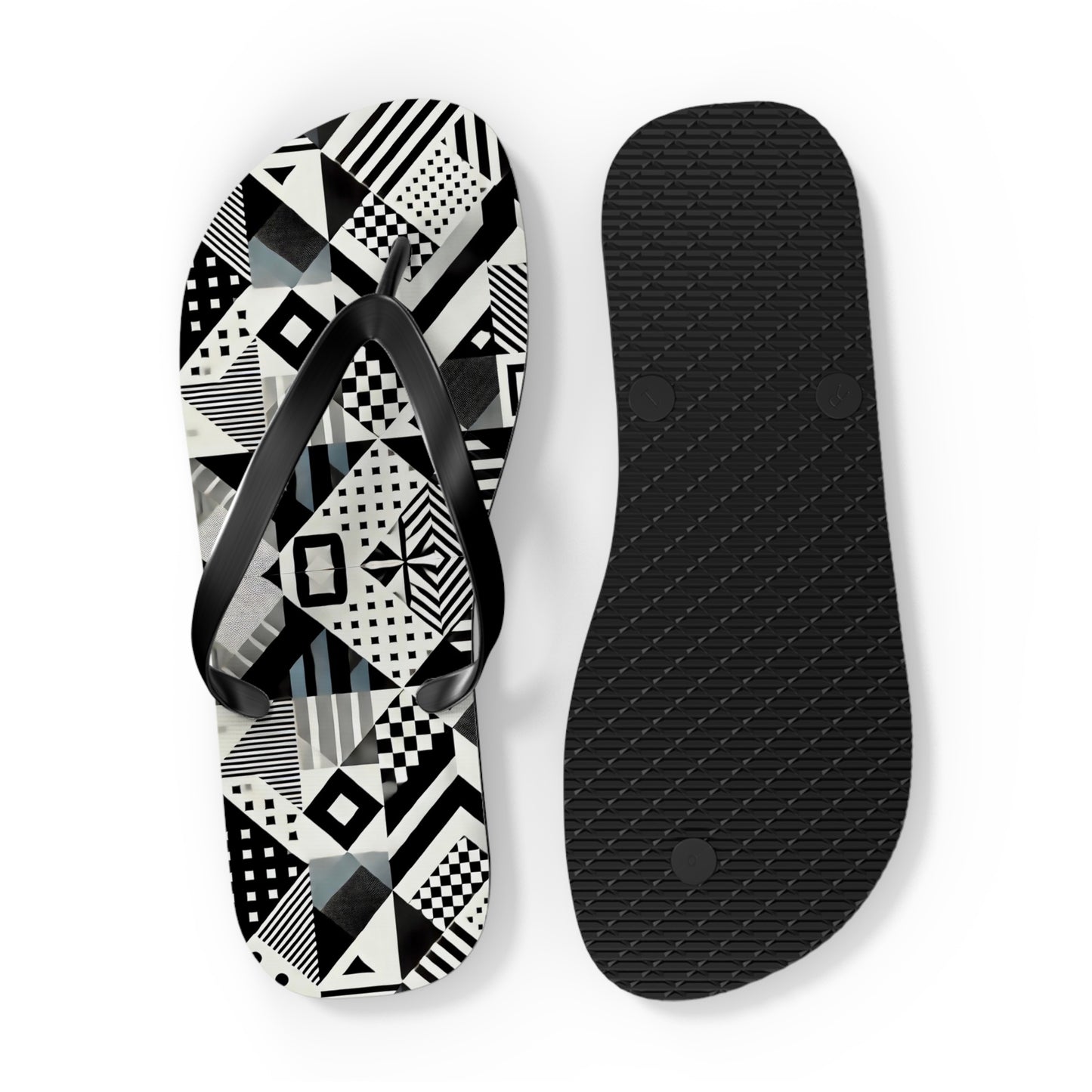 Monochrome Flip Flops