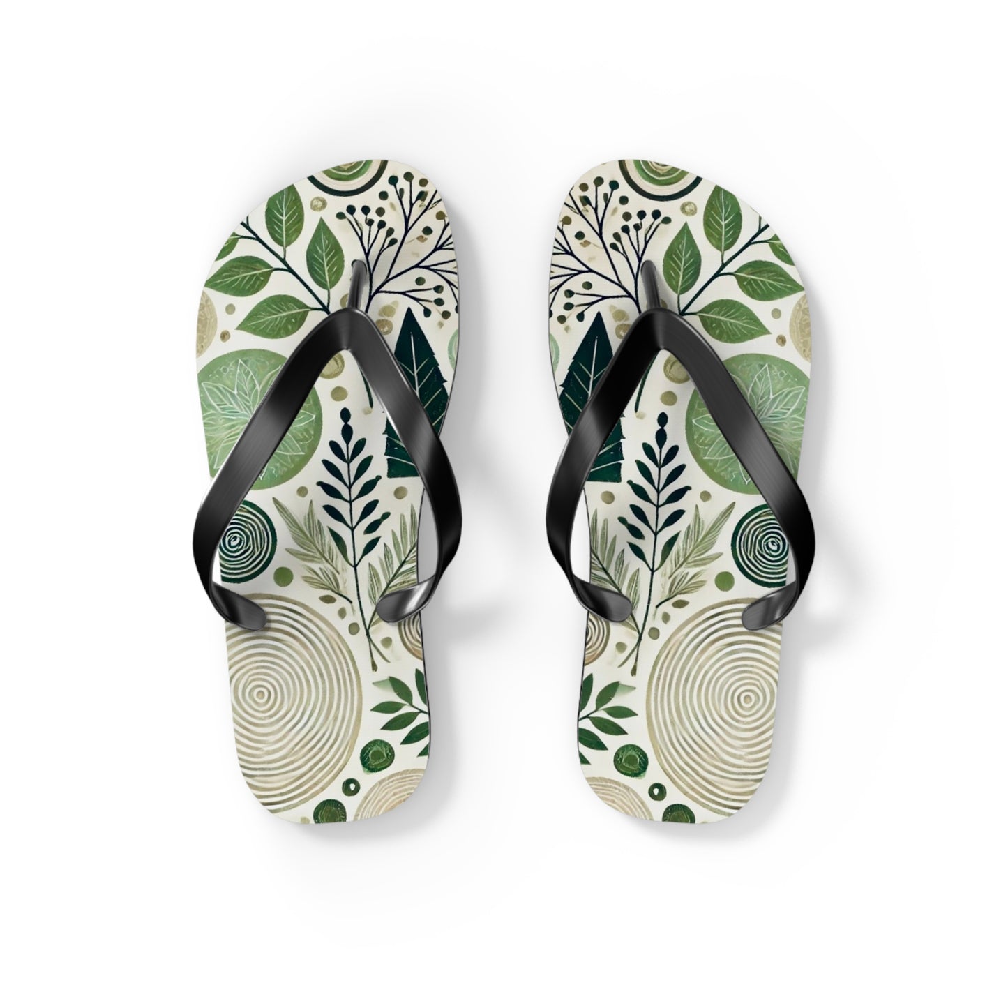 Nature Color Flip Flops