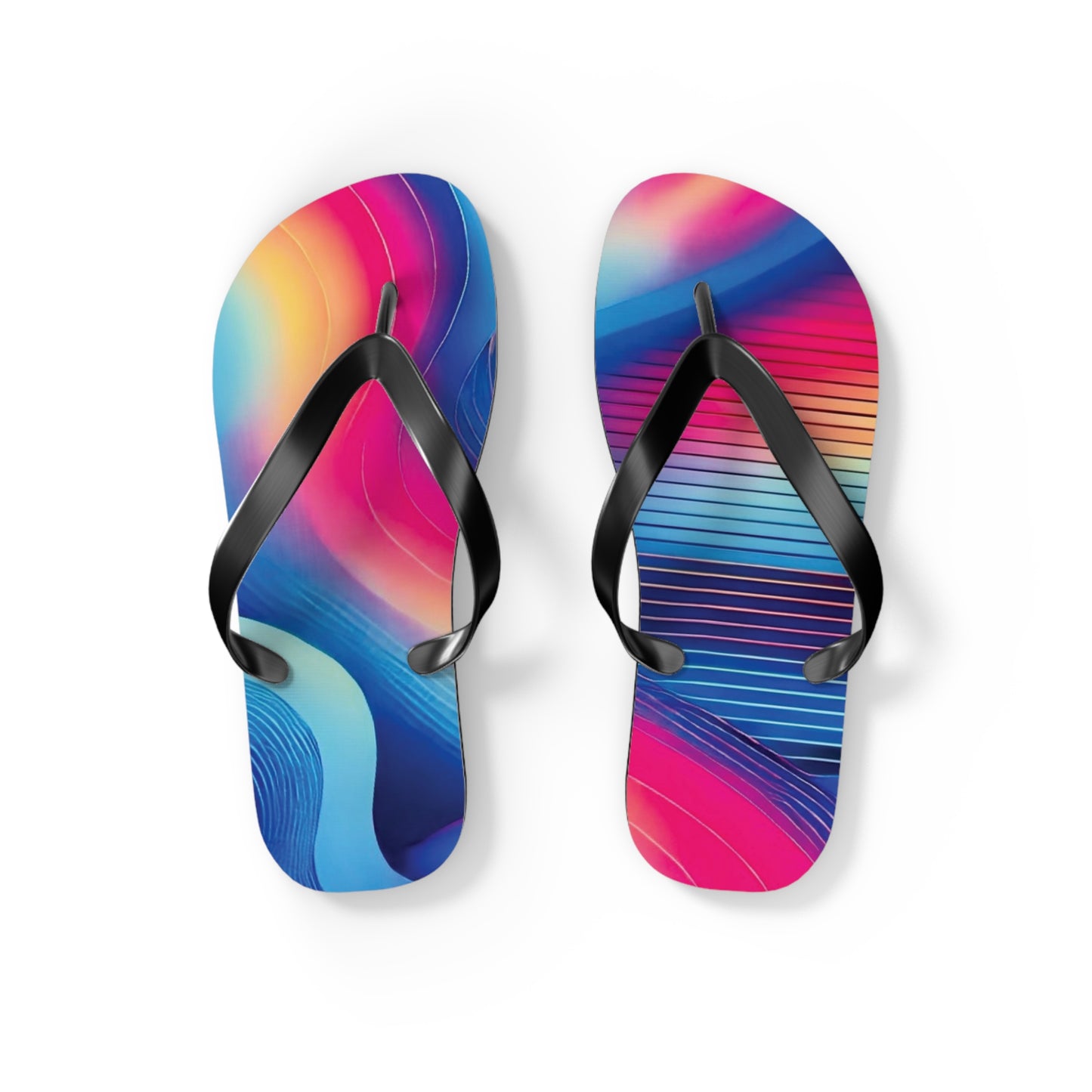 Gradient Vibe Flip Flops