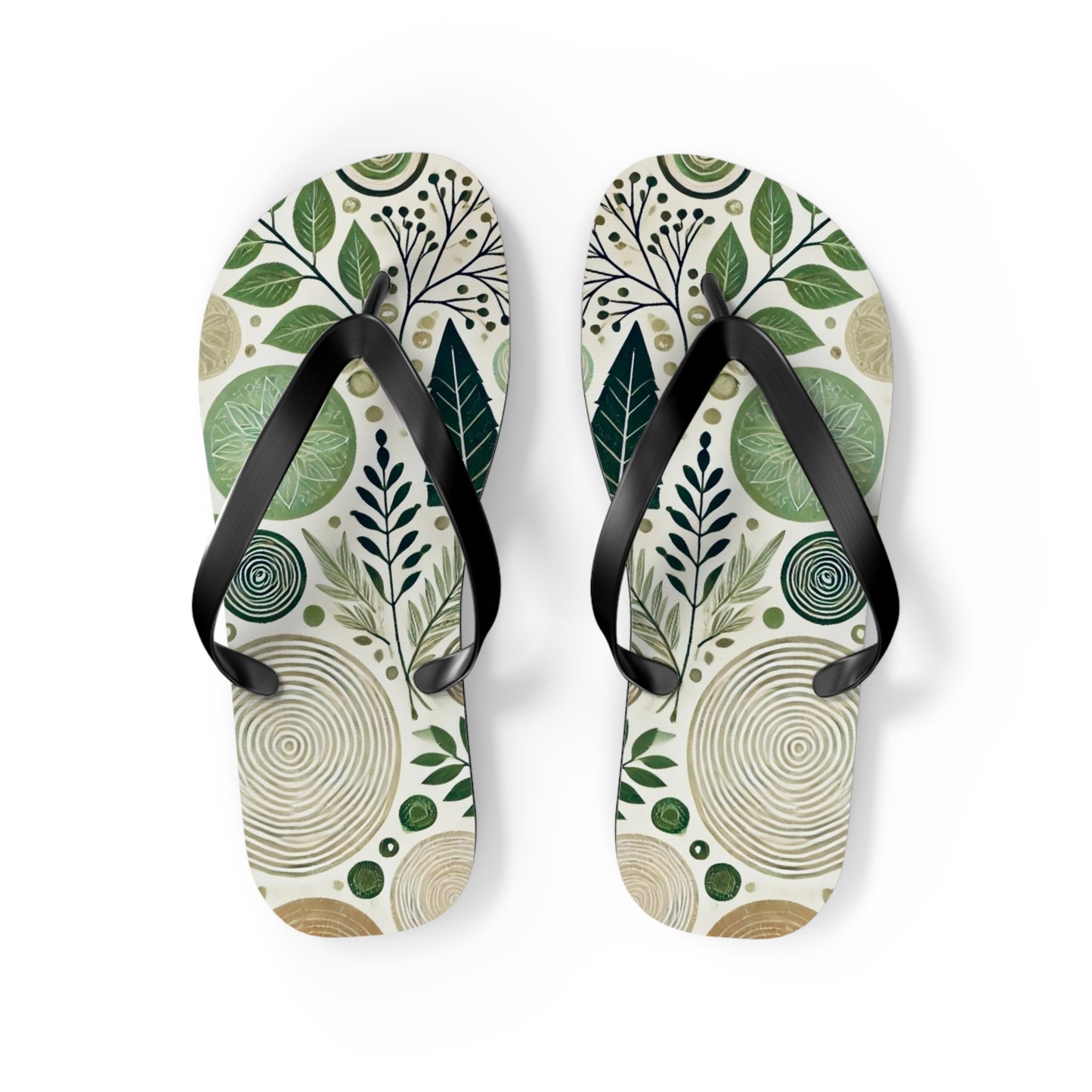 Nature Color Flip Flops