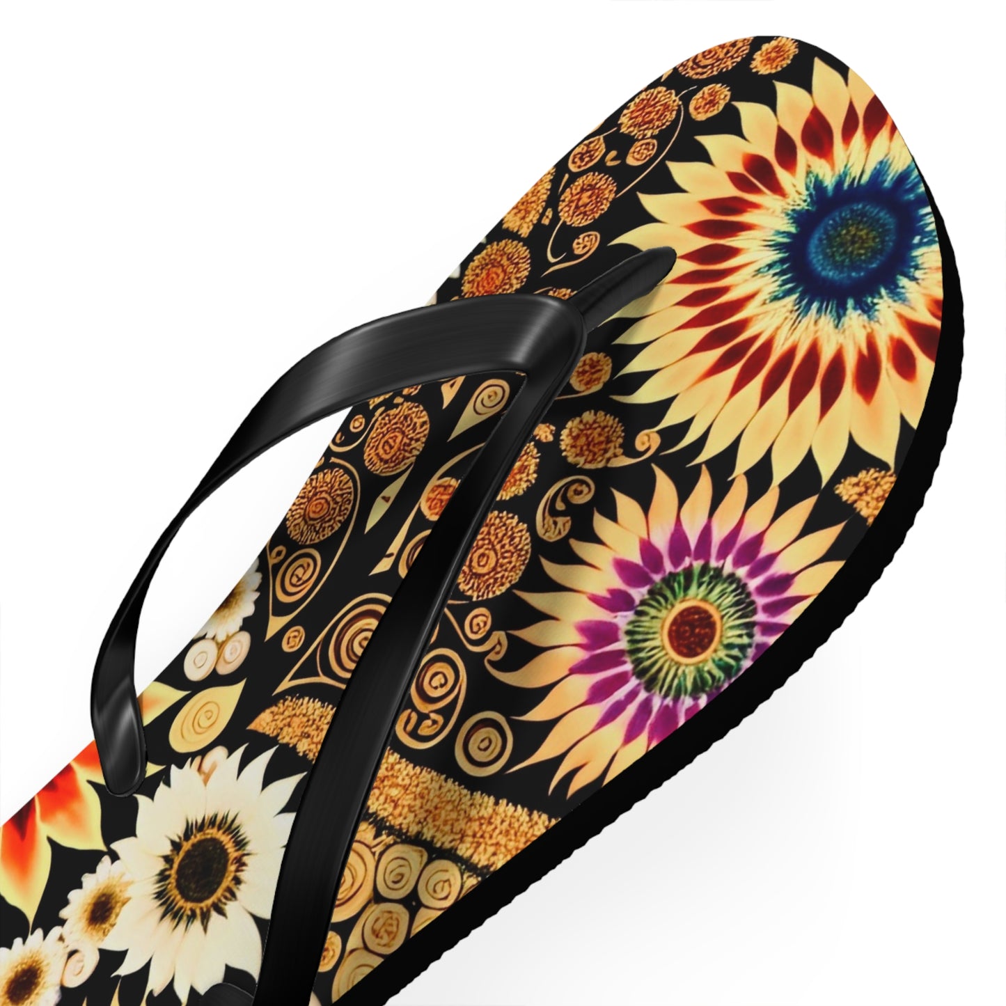 Blooming in Color Flip Flops