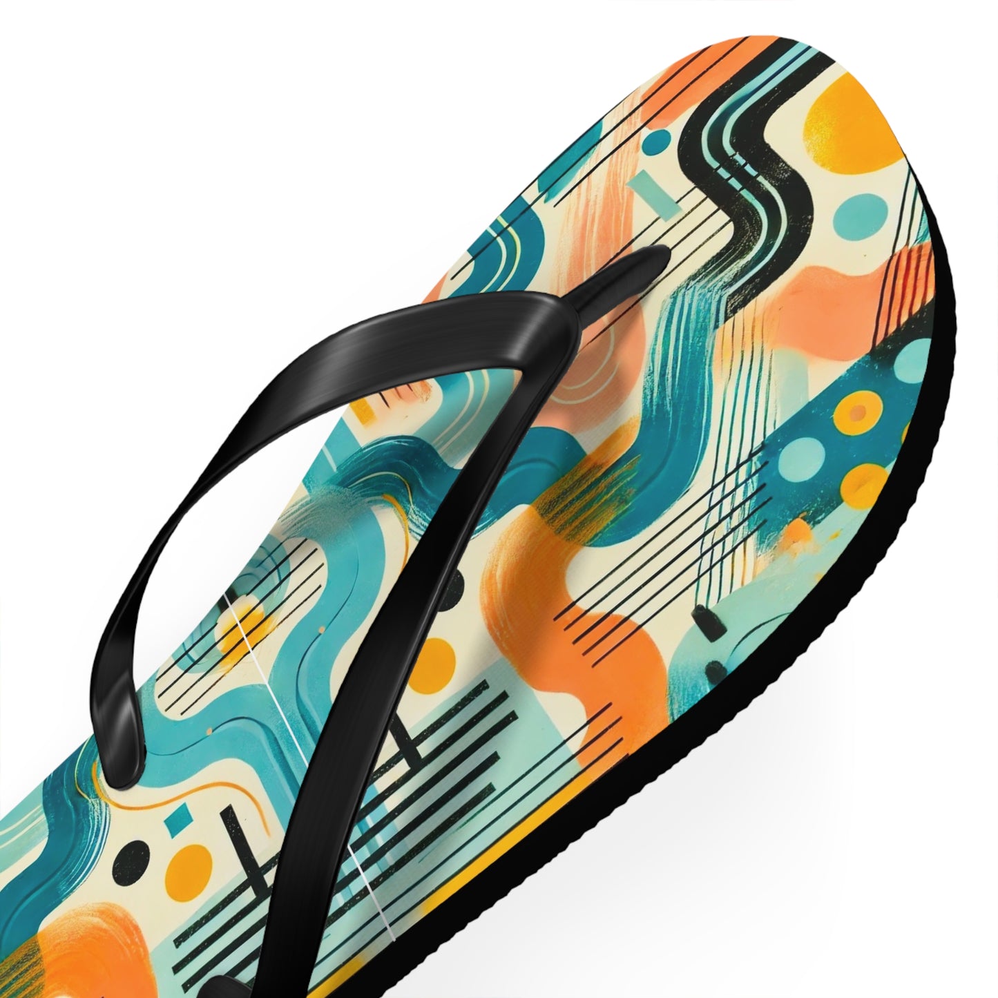 Artistic Collaboration Flip Flops