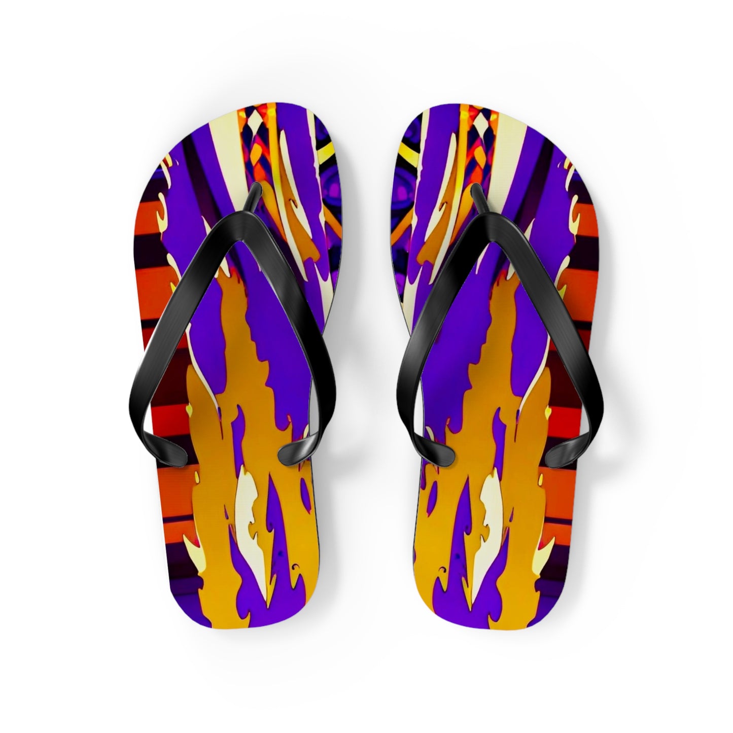 Lightening Flare Flip Flops