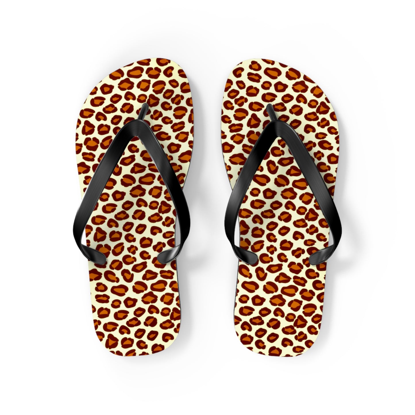 Hot Cheetah Flip Flops