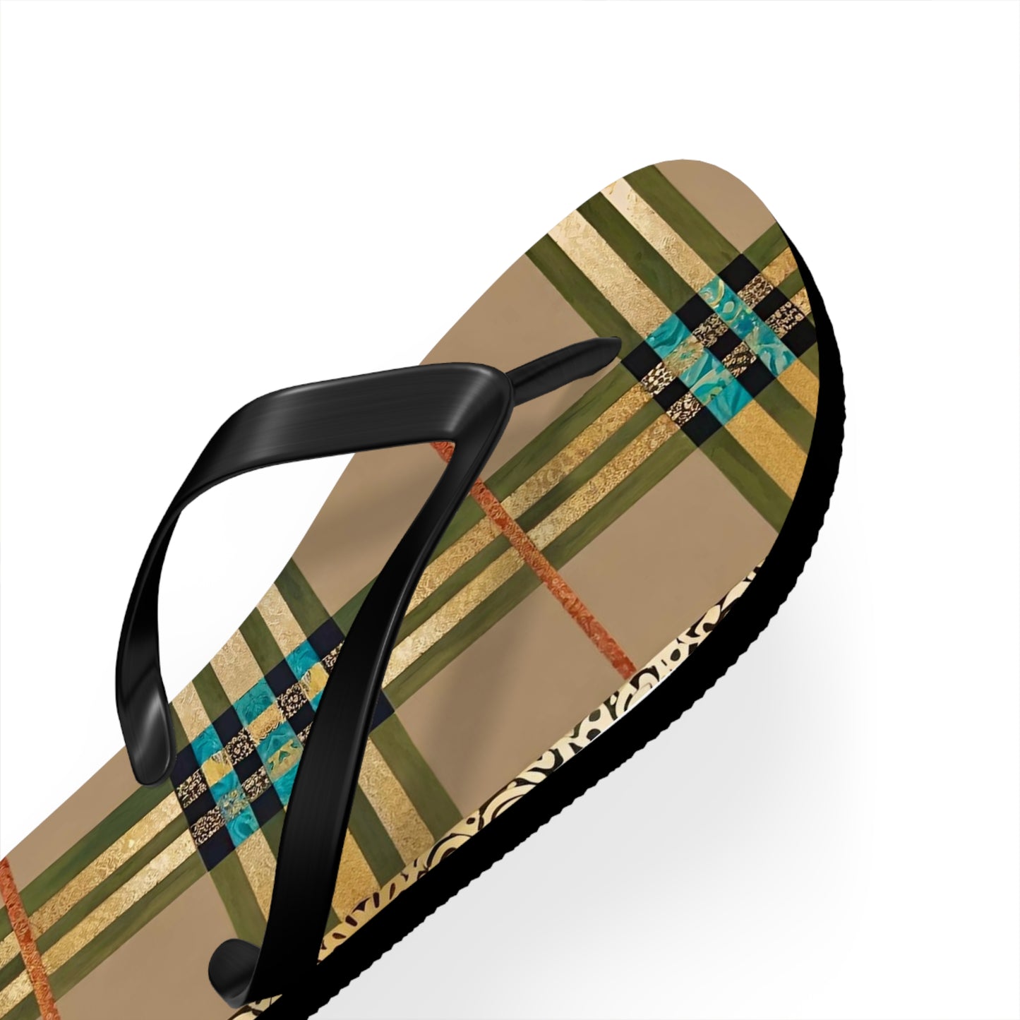 Army Gold Flip Flops