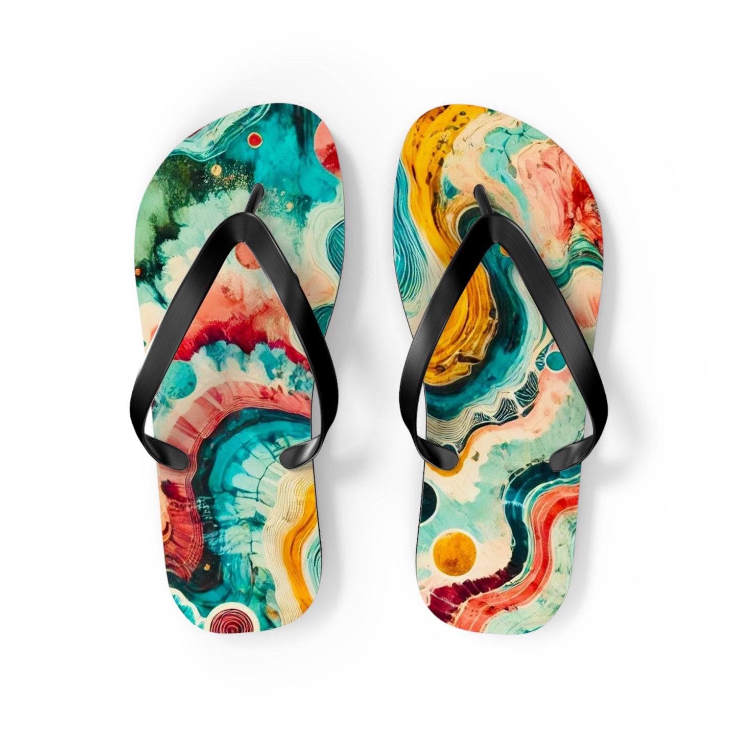 Tie-Dye Summit Flip Flops