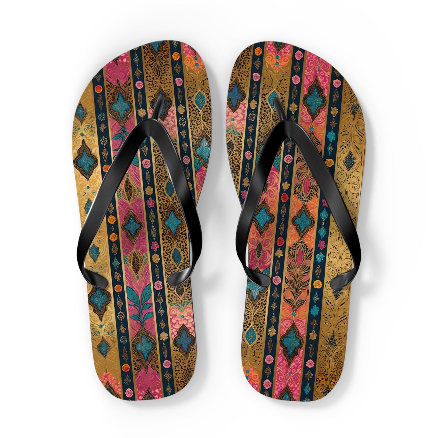 Moroccan Tan Flip Flops