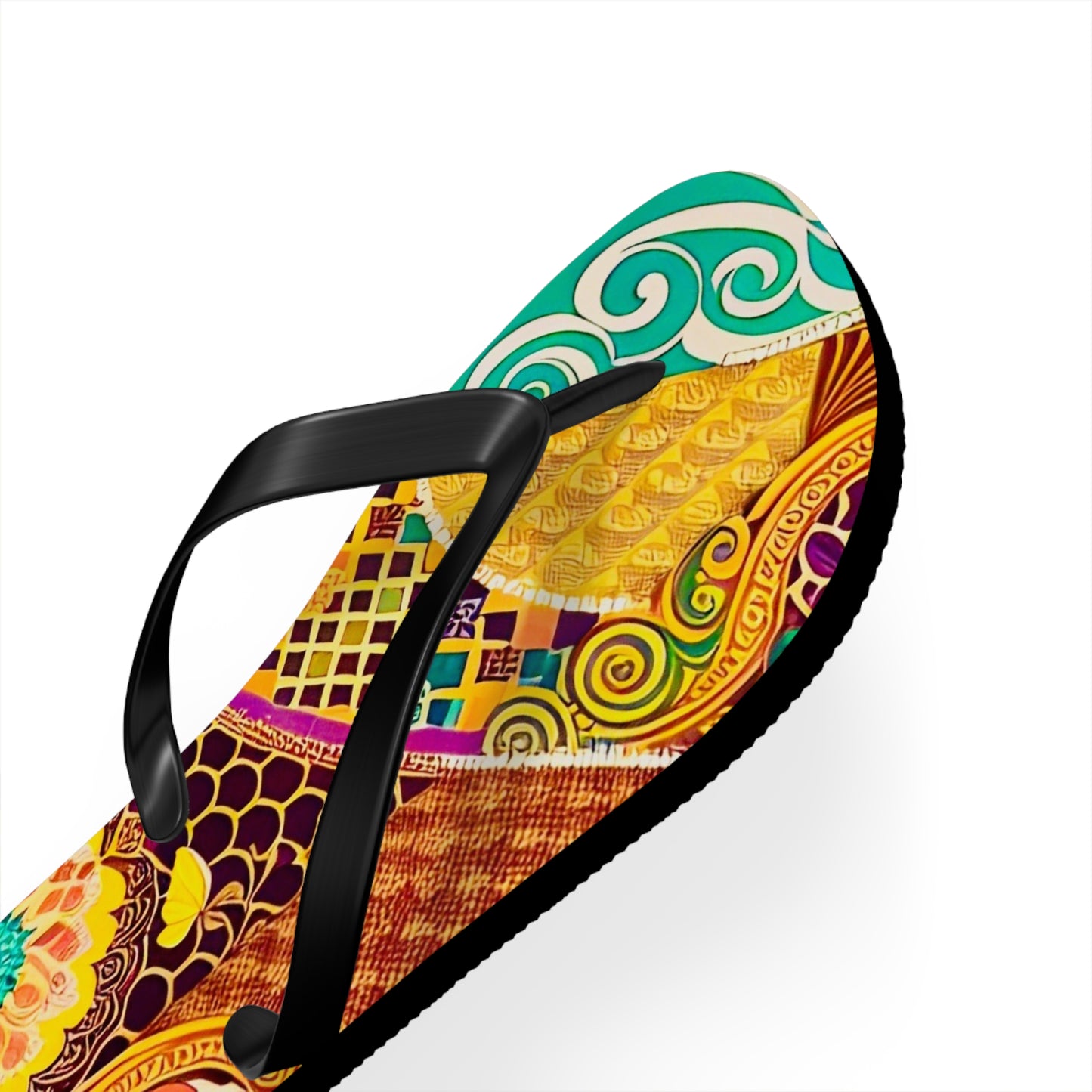 Luxe Scarf Flip Flops