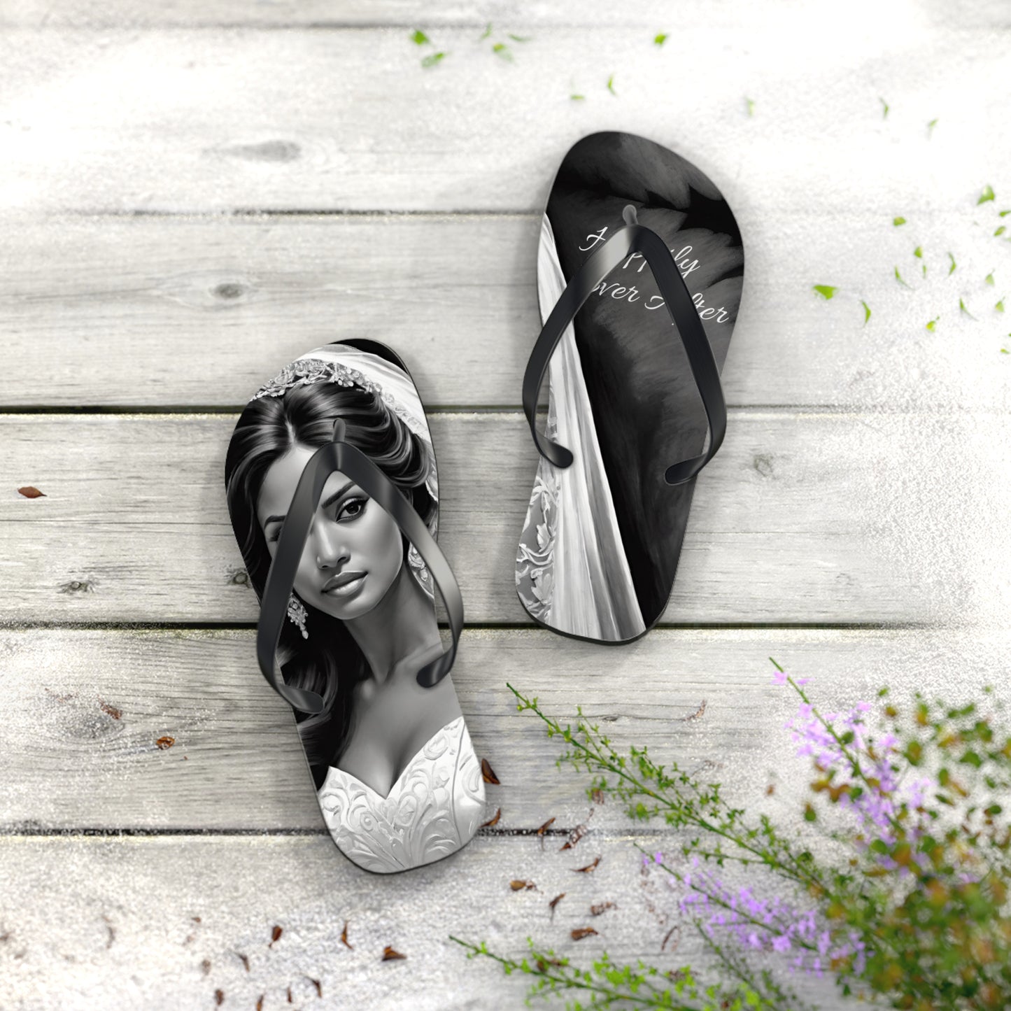 Happily Ever After Flip Flops