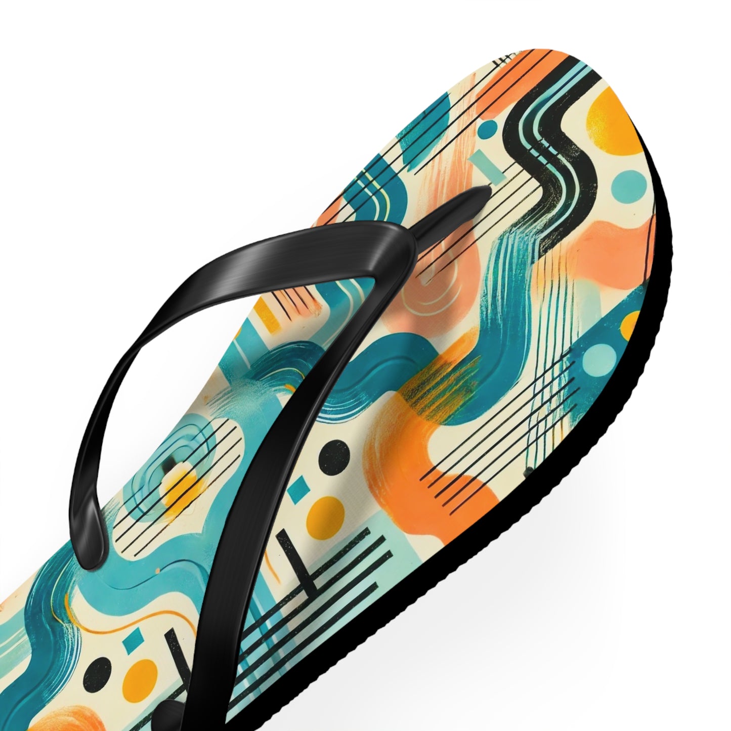 Artistic Collaboration Flip Flops