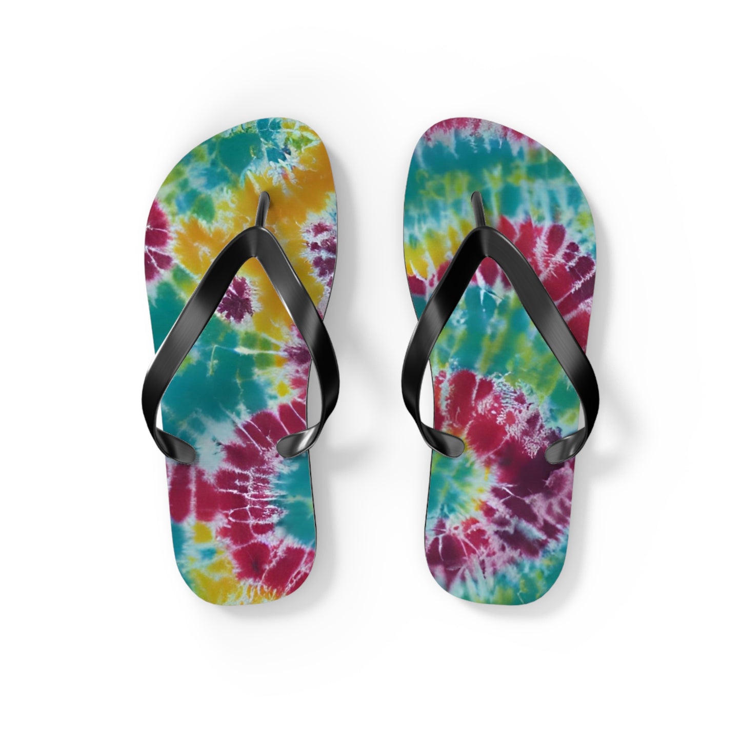 Tie Dye Cookout Flip Flops