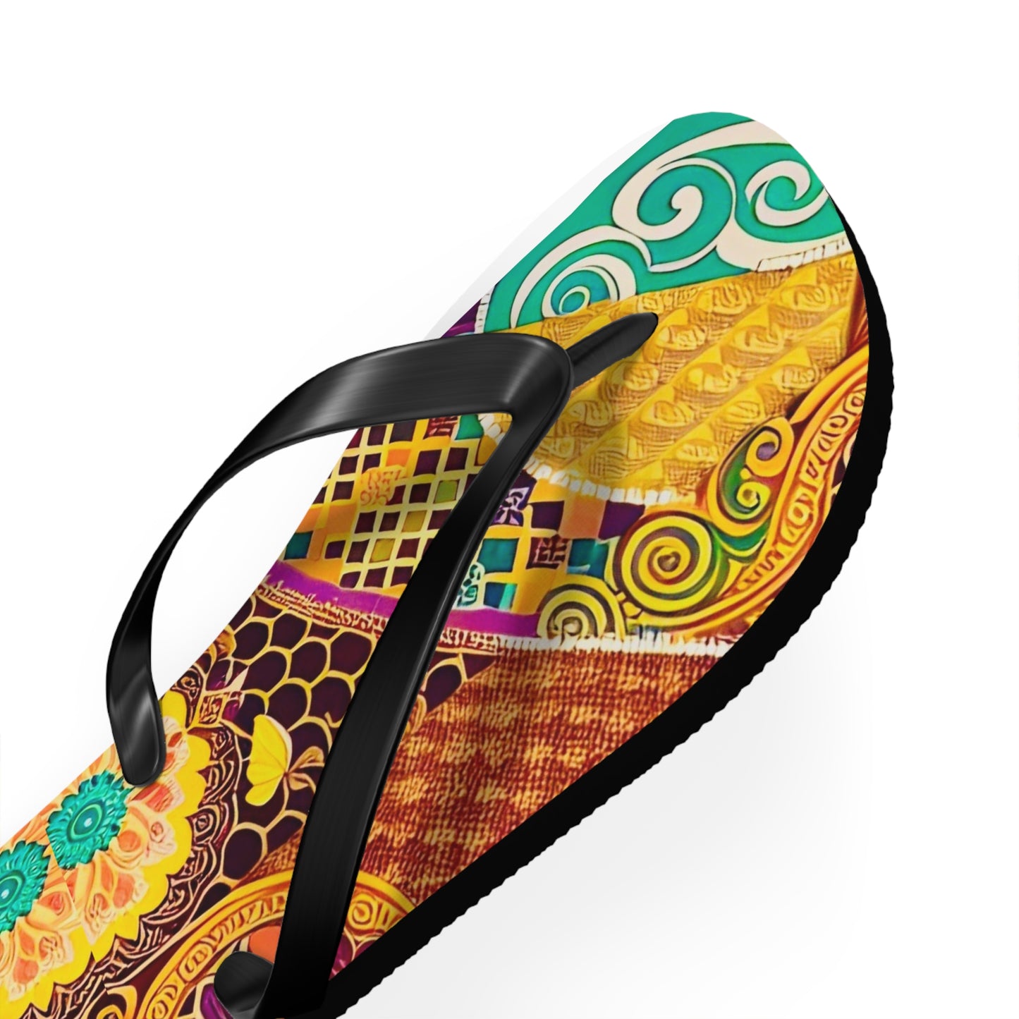 Luxe Scarf Flip Flops