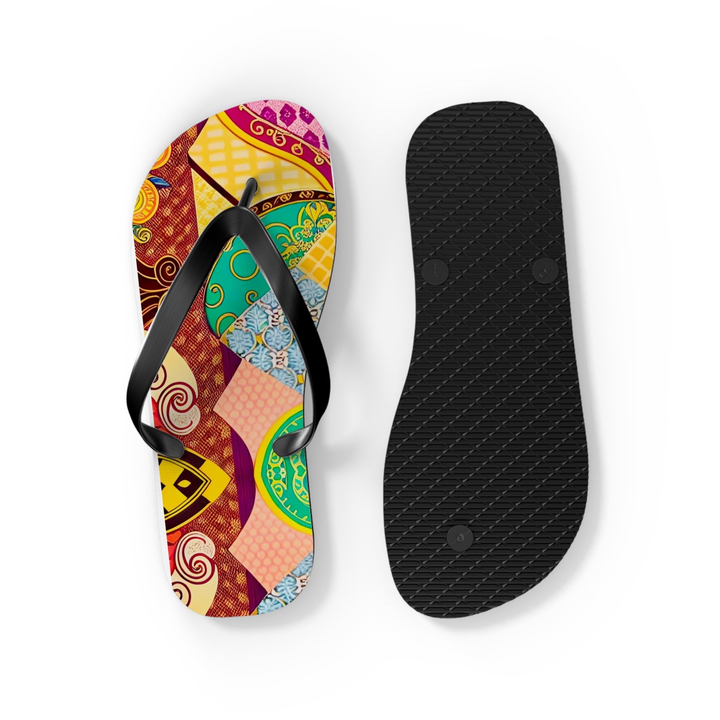 Luxe Scarf Flip Flops