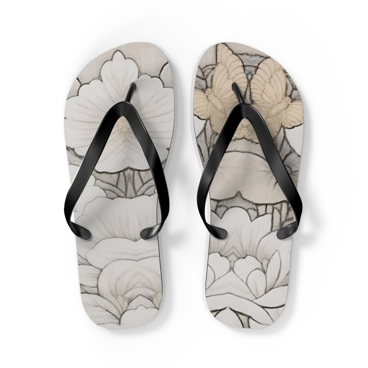 Memes Art Flip Flops