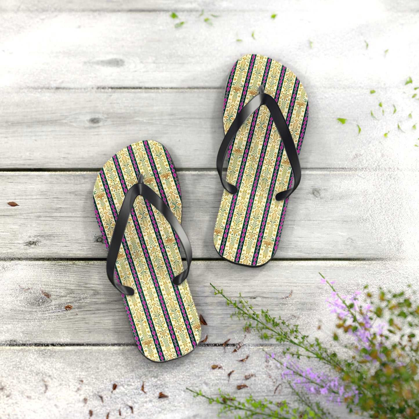 Wild Flower Flip Flops