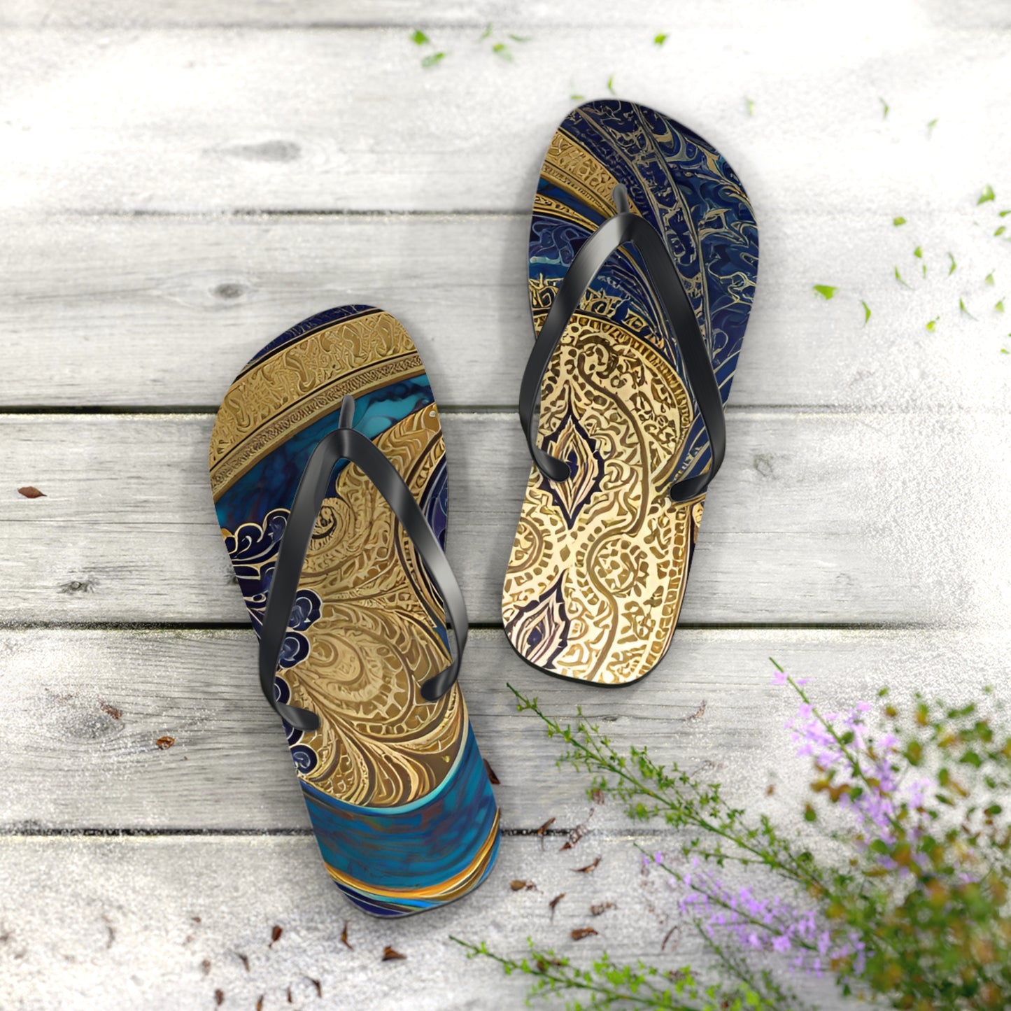 Canvas Design Flip Flops