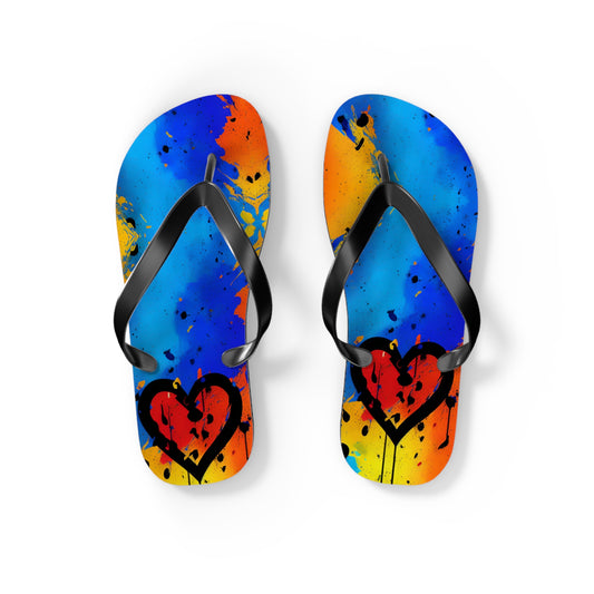 Dripping with Love Flip Flops