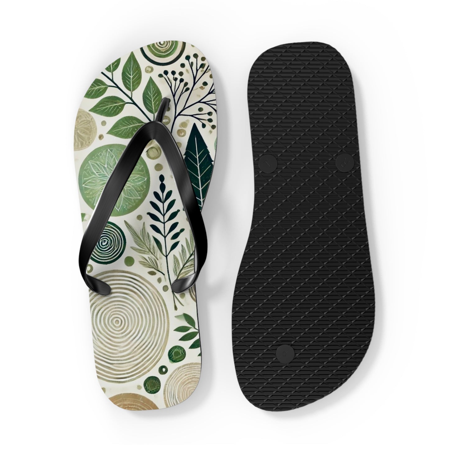 Nature Color Flip Flops