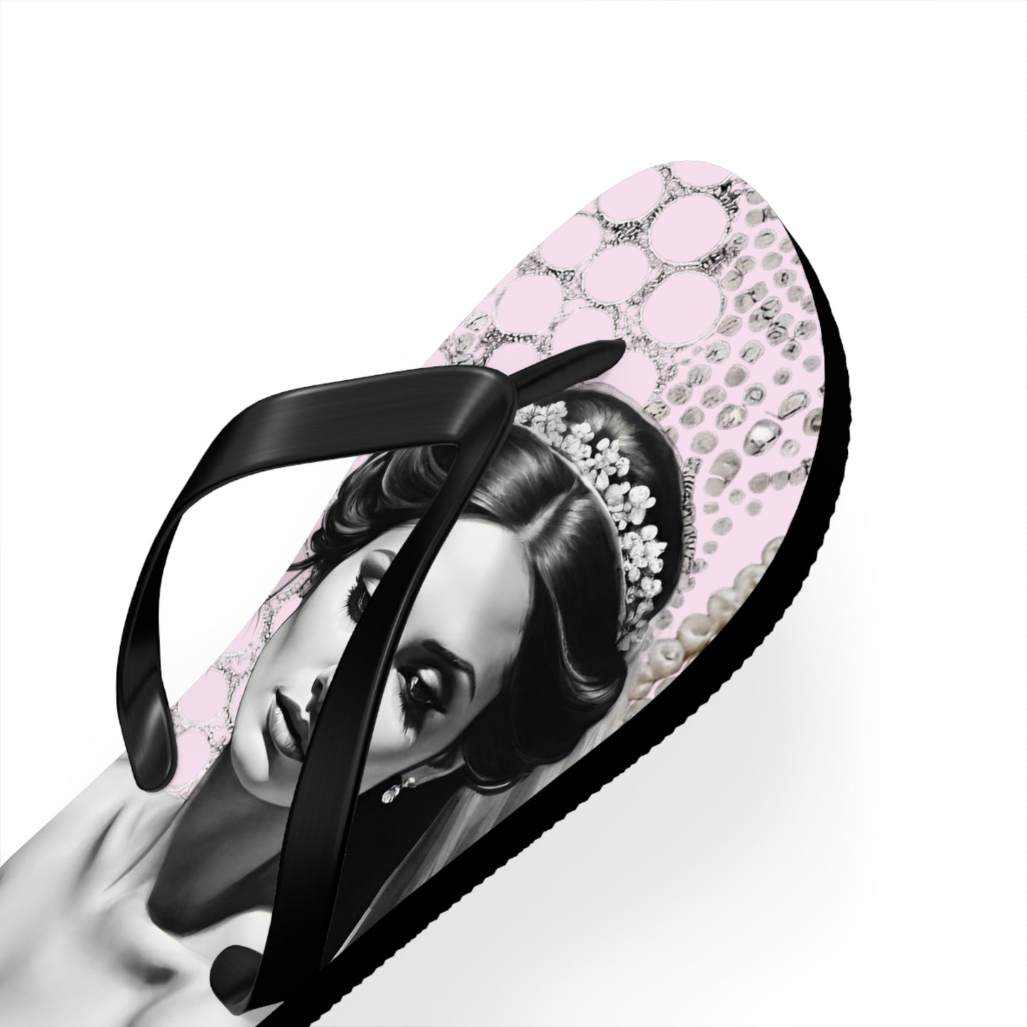 Bride Lt Pink Flip Flops