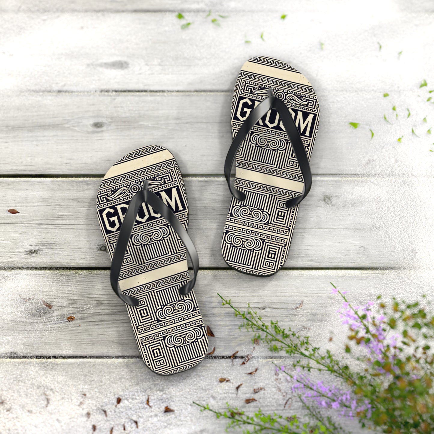 Groom Flip Flops